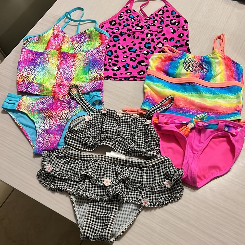 Girls' bathing suits Size 5/6